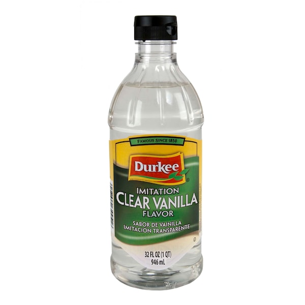 Durkee Clear Imitation Vanilla 32 Fl. Oz., PK6